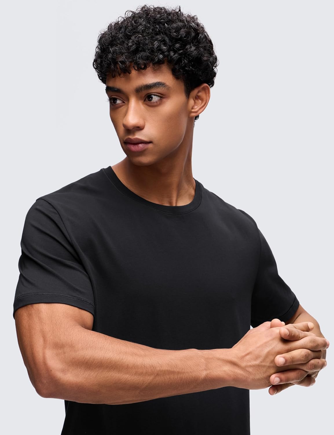 Cotton-Blend Athletic Shirts for Men - Short Sleeve Moisture Wicking Soft Workout Casual Tee Tops Basic T-Shirt Cotton-Blend Athletic Shirts for Men - Short Sleeve Moisture Wicking Soft Workout Casual Tee Tops Basic T-Shirt
