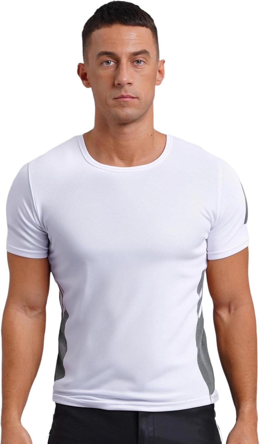 Mens Tshirts Quick Dry Mesh Short Sleeve Swim Shirts Beach Sport Tops Workout Gym Fitness Athletic Tee Mens Tshirts Quick Dry Mesh Short Sleeve Swim Shirts Beach Sport Tops Workout Gym Fitness Athletic Tee