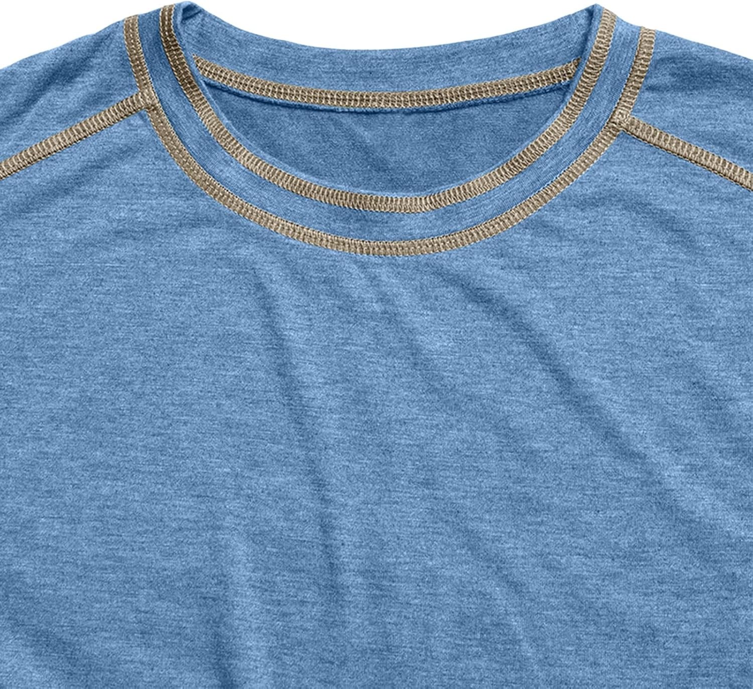 Mens Trendy T-Shirts Short Sleeve Crewneck Contrast Shirts Loose Fit Lightweight Casual Summer Workout Athletic Tops Mens Trendy T-Shirts Short Sleeve Crewneck Contrast Shirts Loose Fit Lightweight Casual Summer Workout Athletic Tops