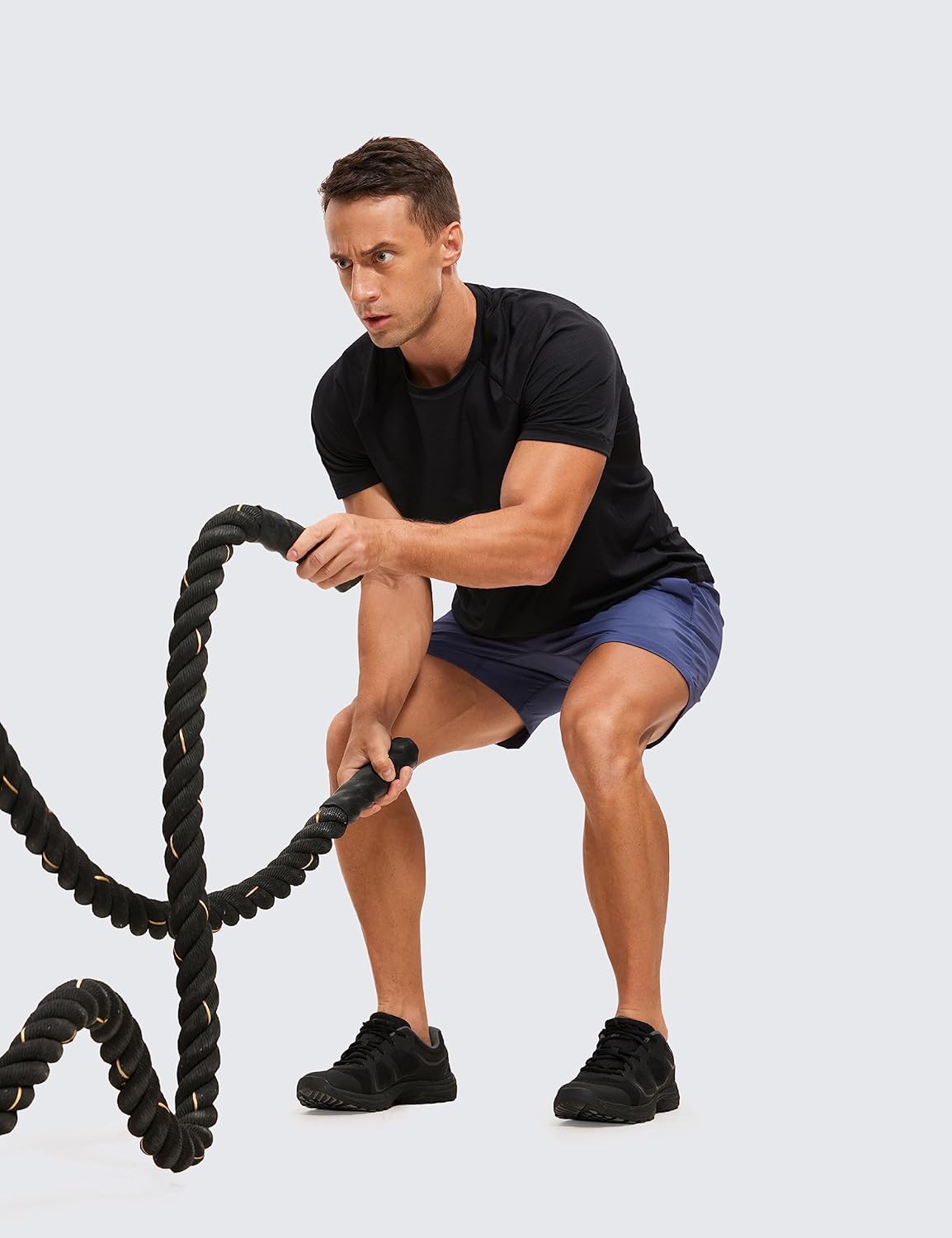 Lightweight Workout Shirts for Men - Texture Crewneck Running Athletic T-Shirts Short Sleeve Gym Tops Lightweight Workout Shirts for Men - Texture Crewneck Running Athletic T-Shirts Short Sleeve Gym Tops