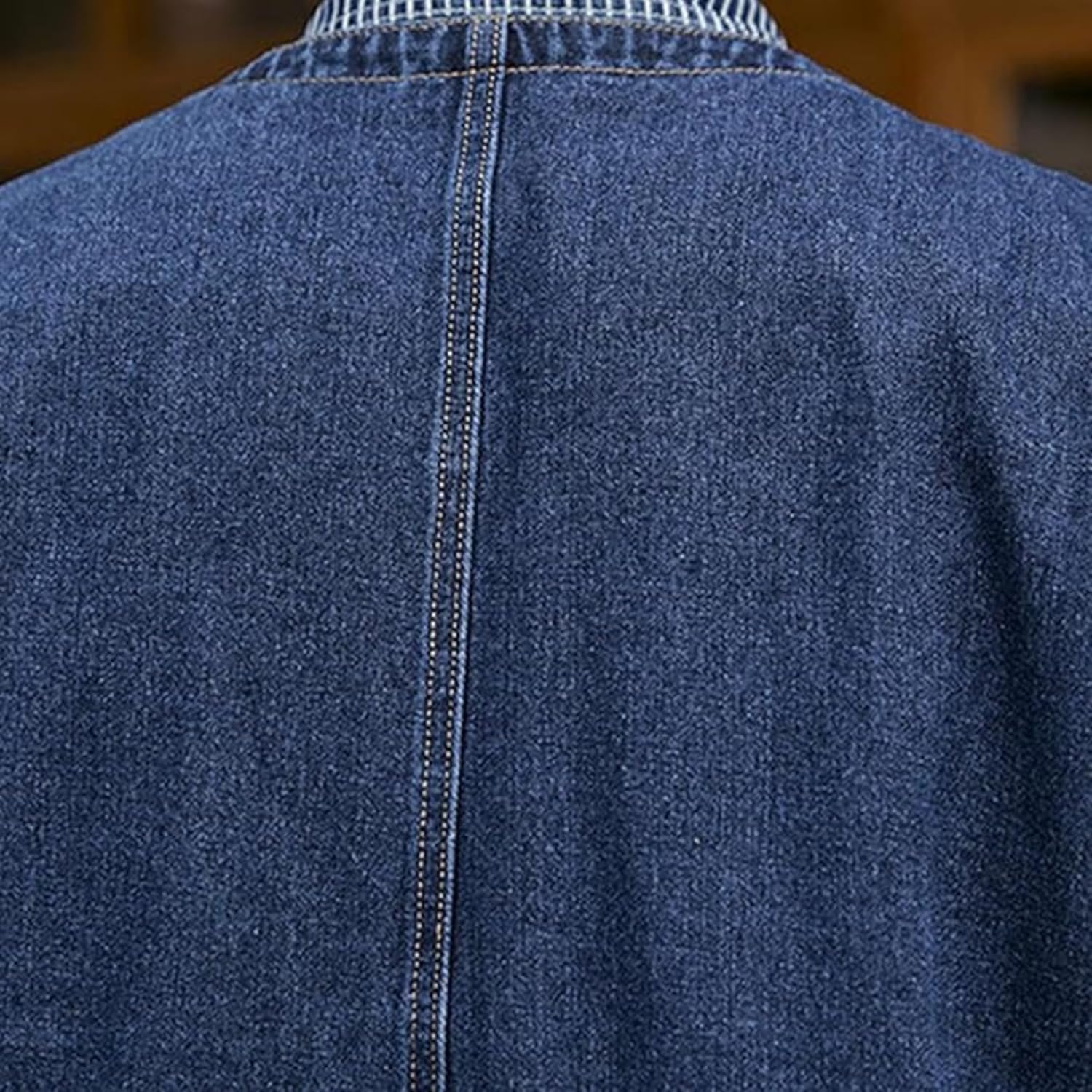 Men's Casual Vest Double Pocket Sleeveless Jean Men Jacket Big &Tall Outdoor Work Vests Men's Casual Vest Double Pocket Sleeveless Jean Men Jacket Big &Tall Outdoor Work Vests