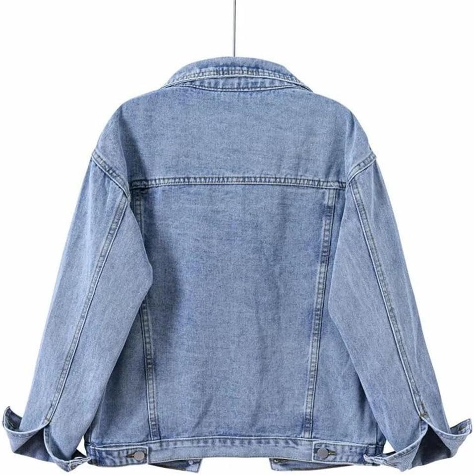 Women Vintage Loose Fit Washed Distressed Button Down Jacket Outdoor Chic Women Vintage Loose Fit Washed Distressed Button Down Jacket Outdoor Chic