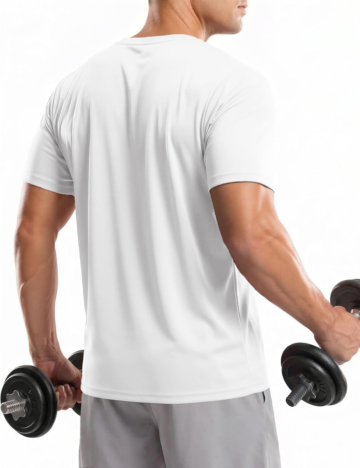 Men's Workout Shirts Dry Fit UPF Athletic T Shirts Short Sleeve Cooling Quick Dry Running Gym Active Tee Tops Men's Workout Shirts Dry Fit UPF Athletic T Shirts Short Sleeve Cooling Quick Dry Running Gym Active Tee Tops
