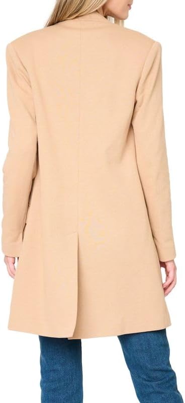 Women Notch Collar Knit Topper Lined Tailored Sweater Jacket Business Casual Outfits for Women Women Notch Collar Knit Topper Lined Tailored Sweater Jacket Business Casual Outfits for Women