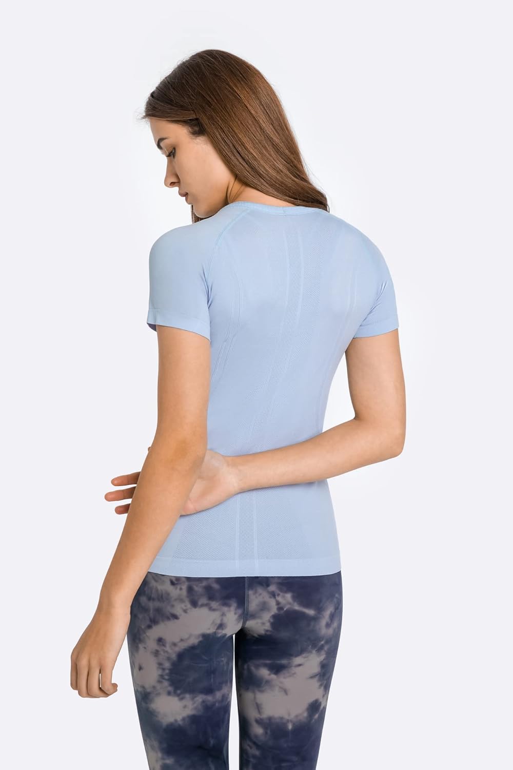 Seamless Workout T Shirts for Women Breathable Short Sleeve Yoga Tops Athletic Gym Shirts Seamless Workout T Shirts for Women Breathable Short Sleeve Yoga Tops Athletic Gym Shirts