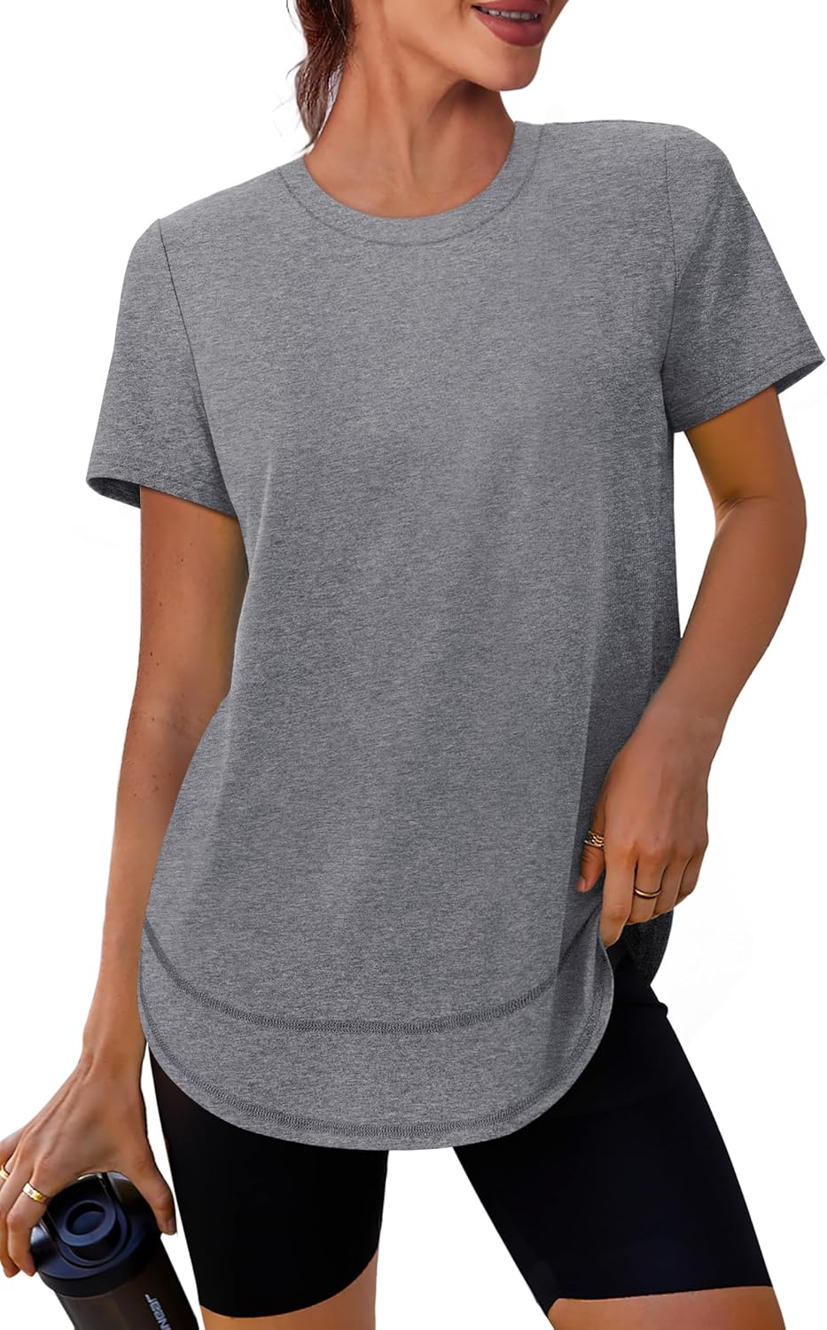 Womens Workout Tops Short Sleeve Shirts Sun Protection UPF Quick Dry Outfits for Hiking Running Womens Workout Tops Short Sleeve Shirts Sun Protection UPF Quick Dry Outfits for Hiking Running