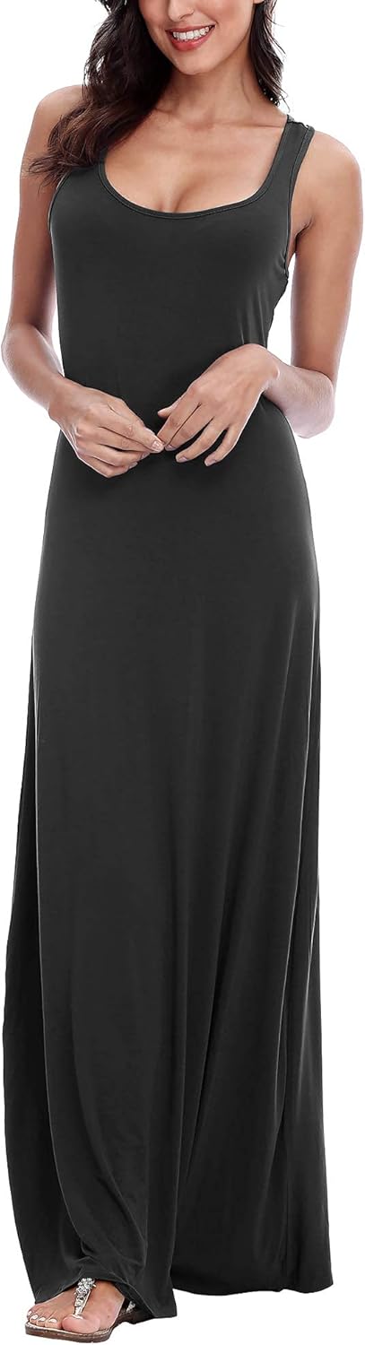 Women's Sexy Tank Top Maxi Long Dress Casual Sleeveless Summer Beach Dress Women's Sexy Tank Top Maxi Long Dress Casual Sleeveless Summer Beach Dress