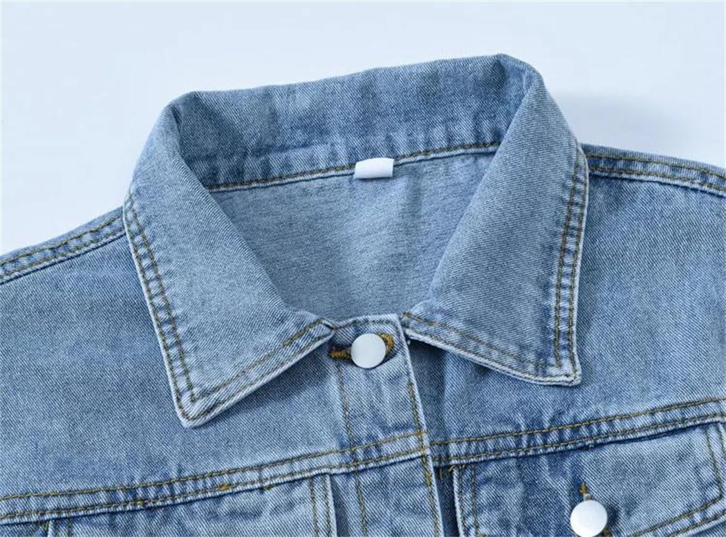 Women Vintage Loose Fit Washed Distressed Button Down Jacket Outdoor Chic Women Vintage Loose Fit Washed Distressed Button Down Jacket Outdoor Chic