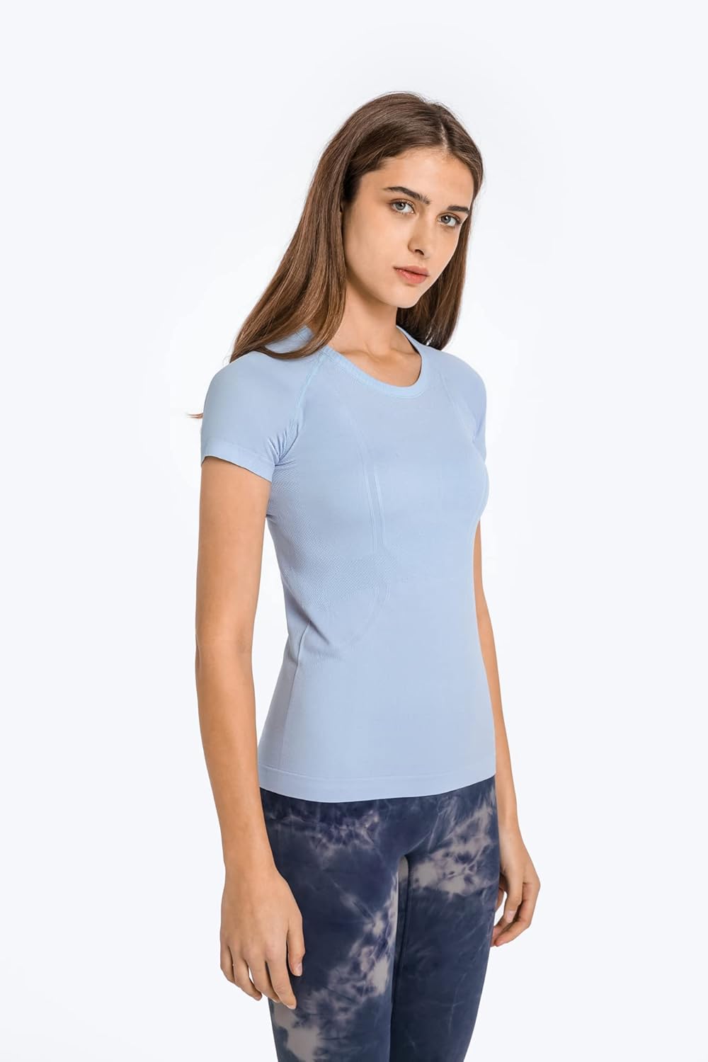 Seamless Workout T Shirts for Women Breathable Short Sleeve Yoga Tops Athletic Gym Shirts Seamless Workout T Shirts for Women Breathable Short Sleeve Yoga Tops Athletic Gym Shirts